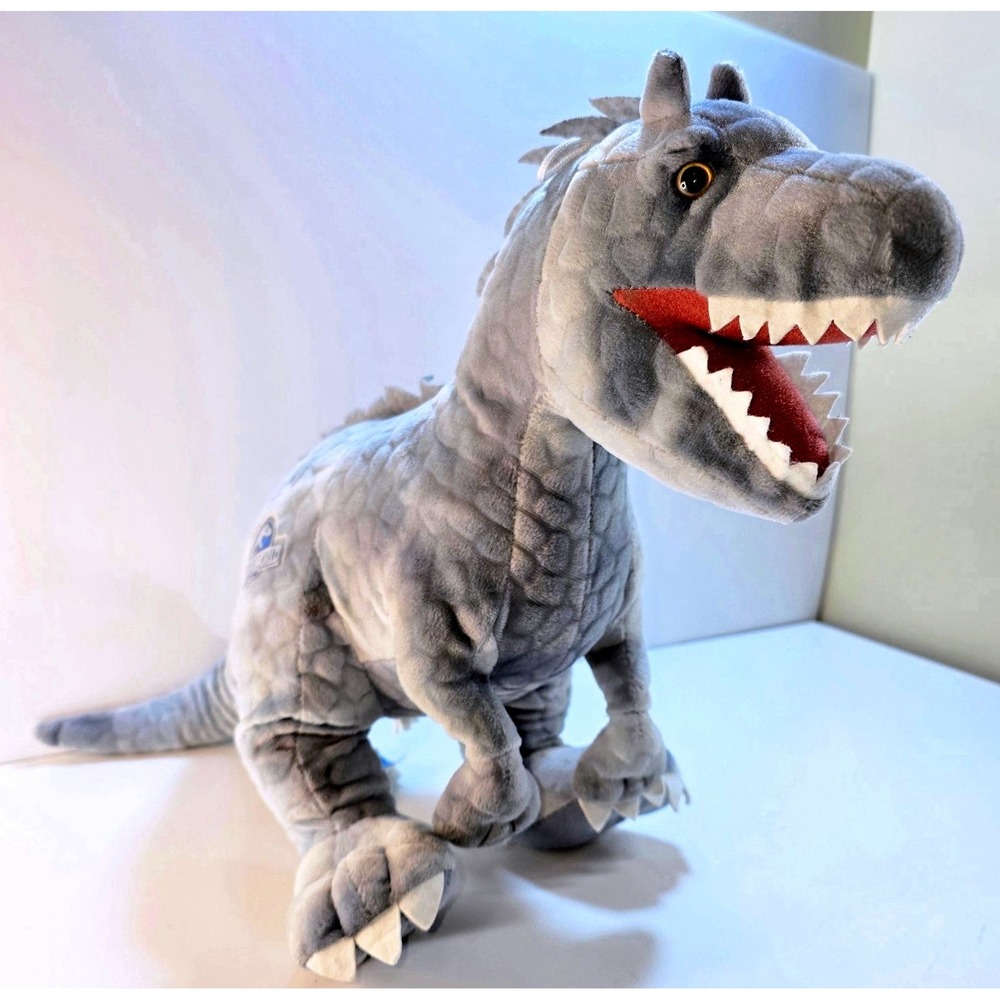 Jurassic World Indominus Rex Plush 20 Inch Grey Dinosaur Stuffed Animal 15457